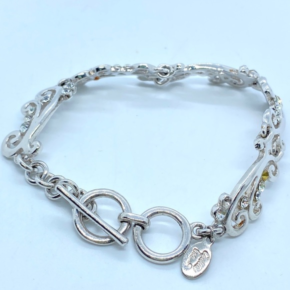 COOKIE LEE Rhinestone Scroll Bracelet - Picture 4 of 5